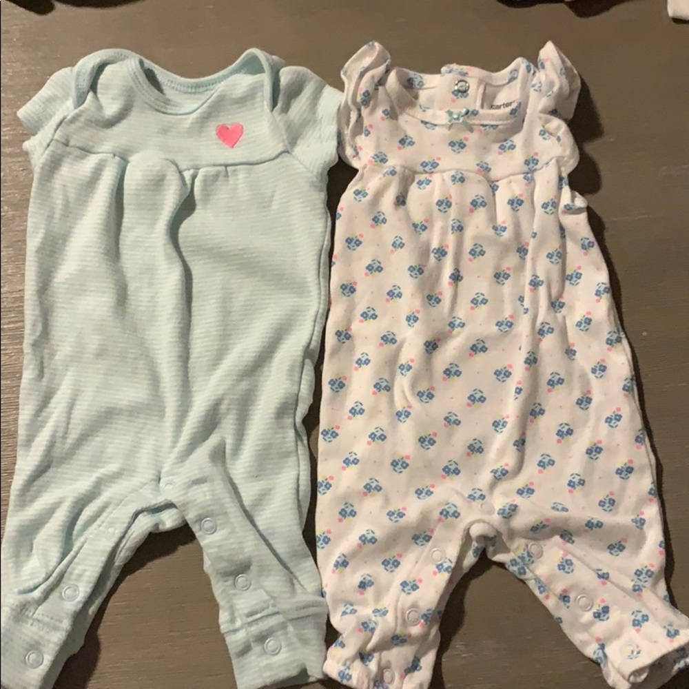 GIRLS NEWBORN ONE PIECE OUTFITS
